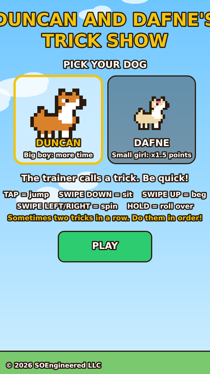 Duncan and Dafne's Trick Show screenshot 1